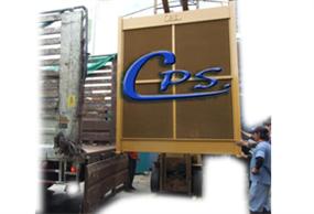 4 Flat fin radiators make up to 2.5 meters x 2.5 meters, bolts and nuts tank type